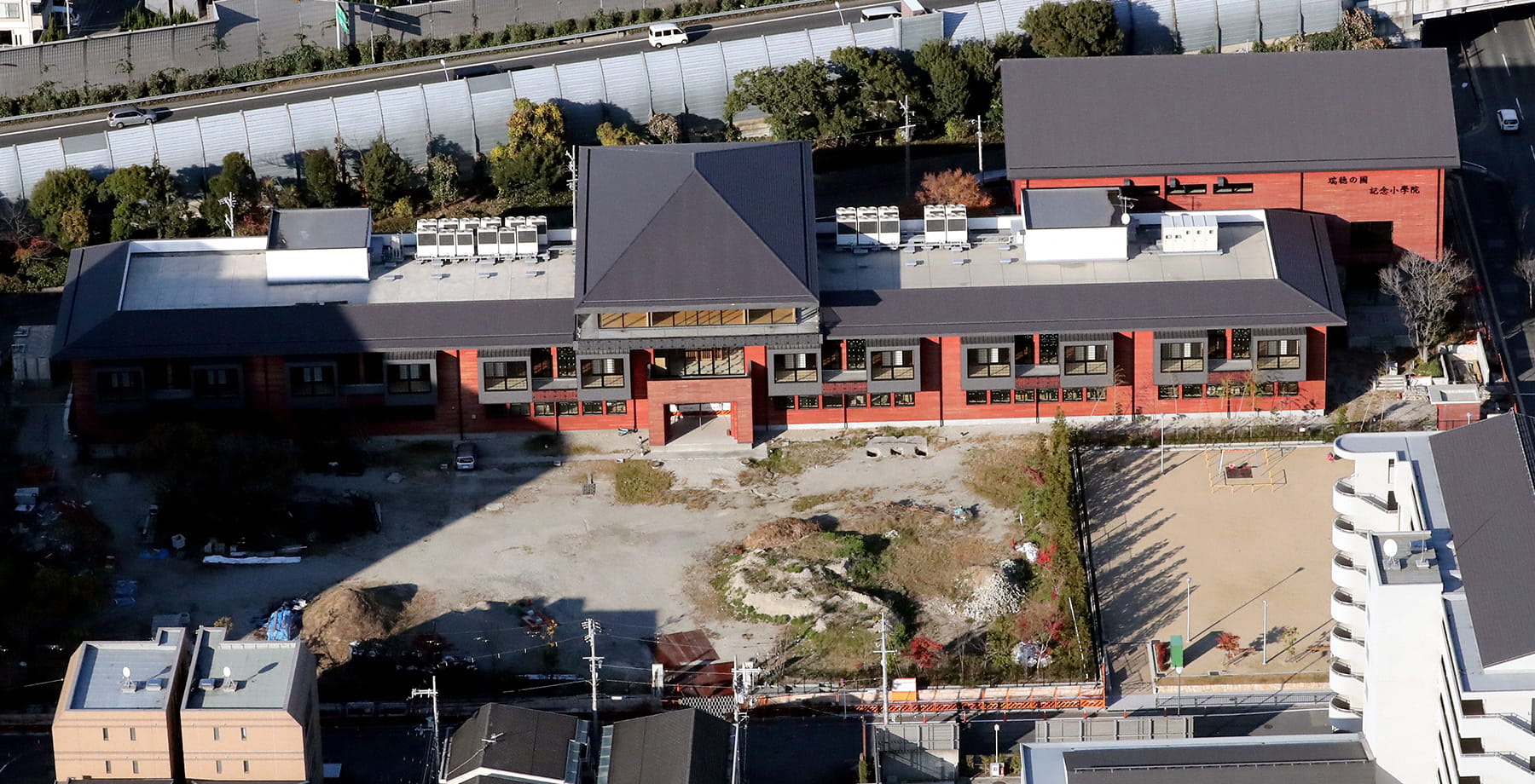 森友学園が建設を進めていた小学校