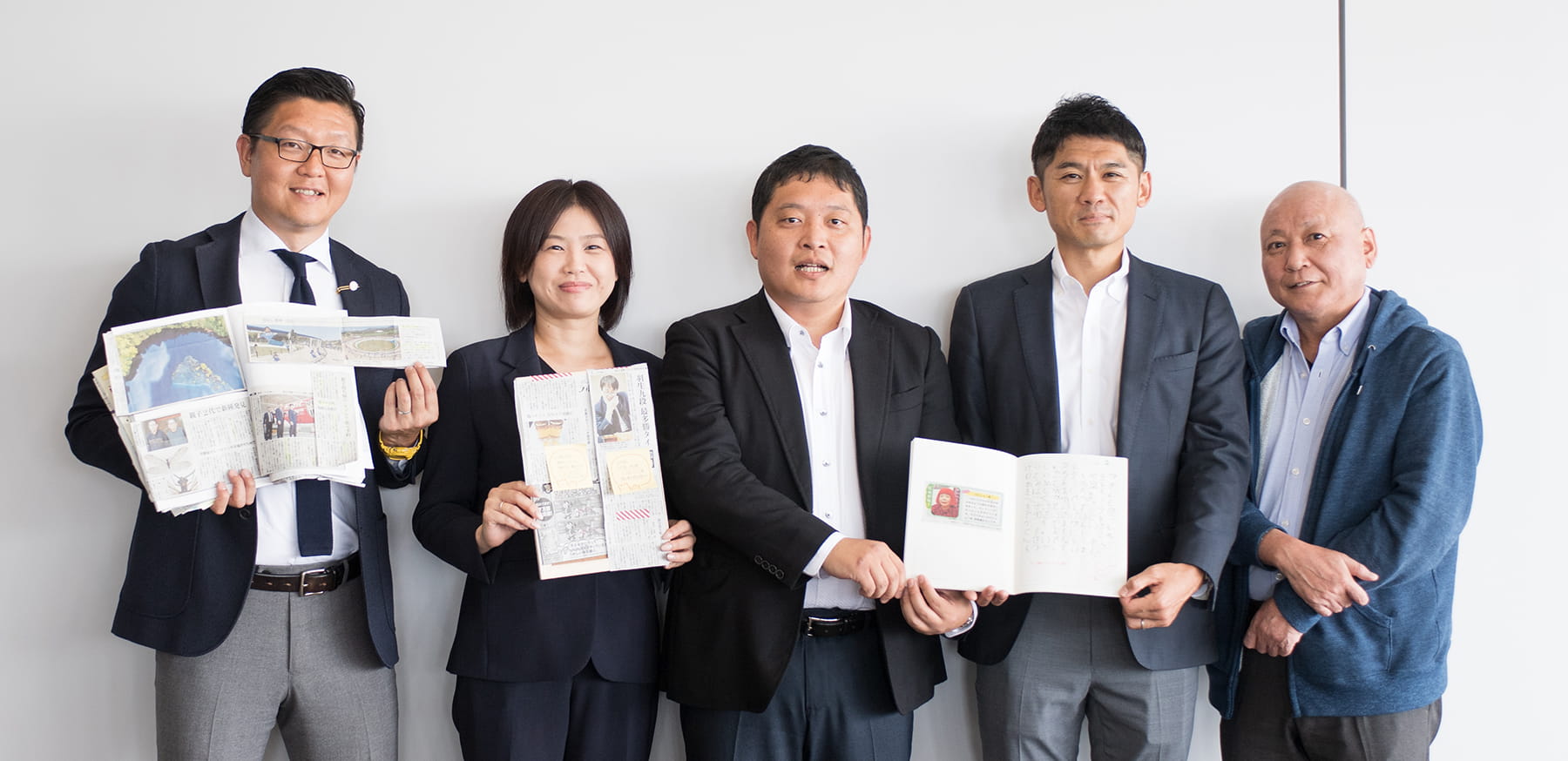 左から、たぐぱぱ、うりママ、おっちい、ありあり、小林さん